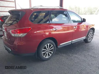 2013 Nissan Pathfinder S with VIN 5N1AR2MN5DC629183, listed as a IAAI auction lot 42567895 with 178,240 mi miles and . Bid and sale history available at DreamBid. Image 4.