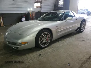 2003 Chevrolet Corvette Z06 with VIN 1G1YY12S035112586, listed as a Copart auction lot 51716375 with 0 mi miles and Salvage Title. Bid and sale history available at carsss.com. Image 1.