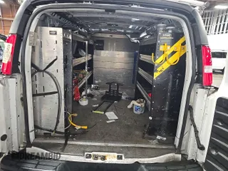 2021 Chevrolet Express Cargo with VIN 1GCWGAFP9M1151547, listed as a IAAI auction lot 42631437 with 130,120 mi miles and . Bid and sale history available at DreamBid. Image 9.
