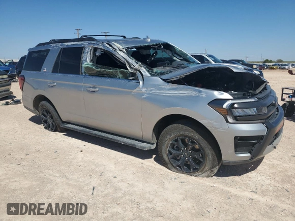 2023 Ford Expedition Timberline with VIN 1FMJU1RG4PEA47099, listed as a Copart auction lot 67472774 with 23,140 mi miles and Salvage title. Bid and sale history available at DreamBid. Image 4.