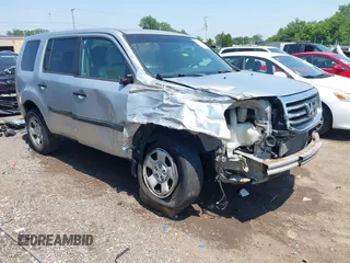 2012 Honda Pilot LX with VIN 5FNYF4H21CB012839, listed as a IAAI auction lot 42482354 with 197,229 mi miles and . Bid and sale history available at DreamBid. Image 1.