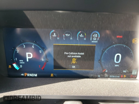 2024 Ford F-150 Raptor with VIN 1FTFW1RG6RFA18561, listed as a Copart auction lot 47472325 with 15,726 mi miles and Salvage Title. Bid and sale history available at DreamBid. Image 9.