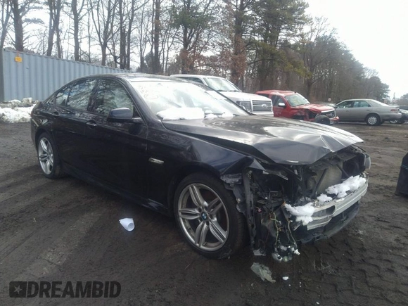 2013 BMW 5 Series 535i xDrive with VIN WBAFU7C55DDU74102, listed as a IAAI auction lot 38809007 with 89,663 mi miles and . Bid and sale history available at carsss.com. Image 1.