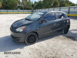 2014 Mitsubishi Mirage DE z VIN ML32A3HJ4EH025144, wystawiony jako Copart lot #57948285 z przebiegiem 121 479 mil mil oraz Szkoda całkowita • Salvage title. Historia ofert i sprzedaży dostępna na DreamBid. Obrazek 1.