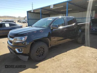 2020 Chevrolet Colorado 4WD LT with VIN 1GCGTCEN9L1251335, listed as a Copart auction lot 48539795 with 34,019 mi miles and Salvage Title. Bid and sale history available at carsss.com. Image 1.