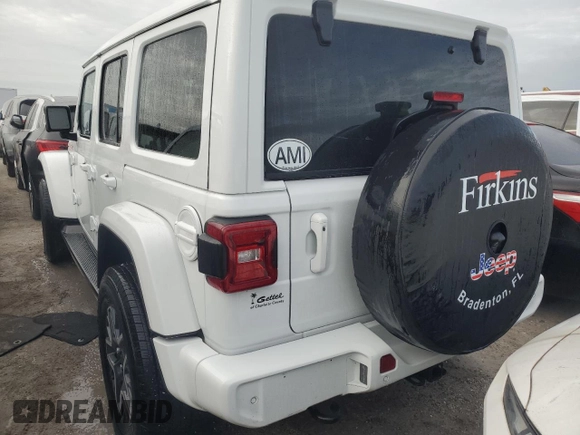2023 Jeep Wrangler High Altitude z VIN 1C4HJXEG5PW508969, wystawiony jako Copart lot #74281654 z przebiegiem 5 191 mil mil oraz Nie do naprawy • Non repairable. Historia ofert i sprzedaży dostępna na DreamBid. Obrazek 6.