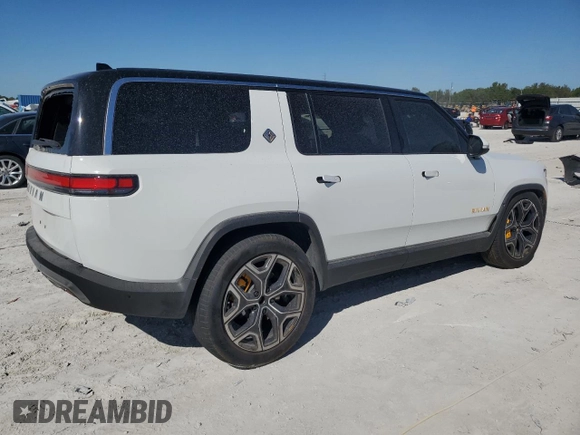 2022 Rivian R1S Launch Edition with VIN 7PDSGABL6NN002520, listed as a Copart auction lot 48323715 with Not Provided miles and Salvage Title. Bid and sale history available at carsss.com. Image 3.