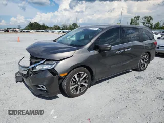 2018 Honda Odyssey Elite with VIN 5FNRL6H97JB049199, listed as a Copart auction lot 62299245 with 84,207 mi miles and Non repairable. Bid and sale history available at DreamBid. Image 1.