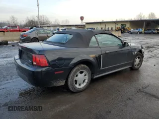 2000 Ford Mustang with VIN 1FAFP4448YF202531, listed as a Copart auction lot 43349785 with 99,444 mi miles and Salvage Title. Bid and sale history available at carsss.com. Image 3.
