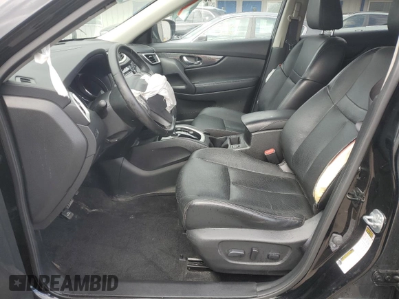 2016 Nissan Rogue S with VIN JN8AT2MVXGW144910, listed as a Copart auction lot 55214625 with 127,384 mi miles and Salvage Title. Bid and sale history available at DreamBid. Image 7.