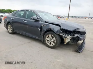 2017 Kia Optima LX with VIN KNAGT4L38H5155488, listed as a Copart auction lot 55551865 with 165,965 mi miles and Salvage title. Bid and sale history available at DreamBid. Image 4.