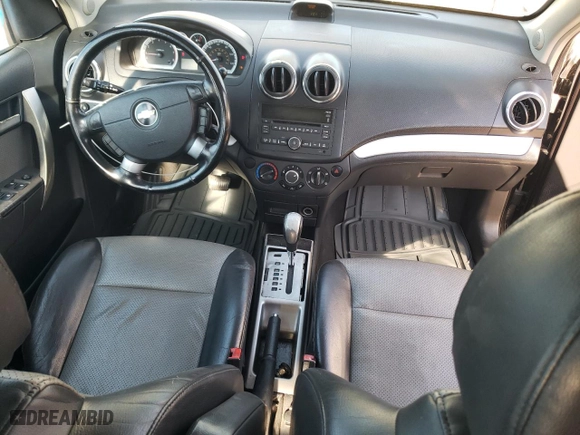 2009 Chevrolet Aveo LT w/2LT with VIN KL1TG66E29B347370, listed as a Copart auction lot 72695624 with 129,479 mi miles and Salvage Title. Bid and sale history available at carsss.com. Image 8.