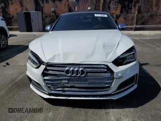 2018 Audi S5 Premium Plus z VIN WAUY4GF59JN004438, wystawiony jako Copart lot #57153865 z przebiegiem 24 970 mil mil oraz Szkody całkowita. Historia ofert i sprzedaży dostępna na DreamBid. Obrazek 5.