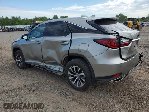 2021 Lexus RX 350 with VIN 2T2HZMDA7MC263113, listed as a Copart auction lot 56096335 with 32,164 mi miles and Salvage title. Bid and sale history available at DreamBid. Image 2.
