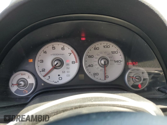 2002 Acura RSX Auto with VIN JH4DC548X2C030807, listed as a Copart auction lot 65178665 with 138,260 mi miles and Salvage title. Bid and sale history available at DreamBid. Image 9.
