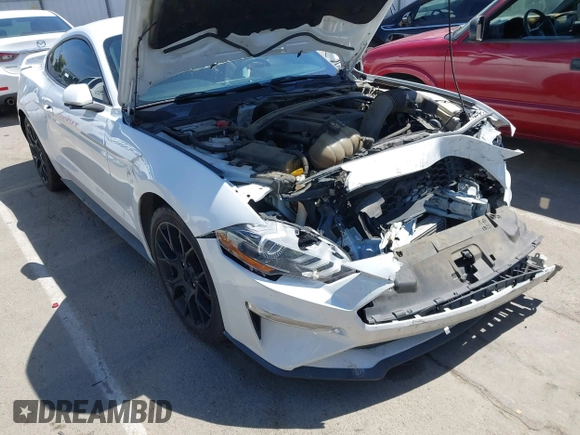2019 Ford Mustang EcoBoost with VIN 1FA6P8TH4K5131093, listed as a IAAI auction lot 42335837 with 101,244 mi miles and . Bid and sale history available at DreamBid. Image 6.