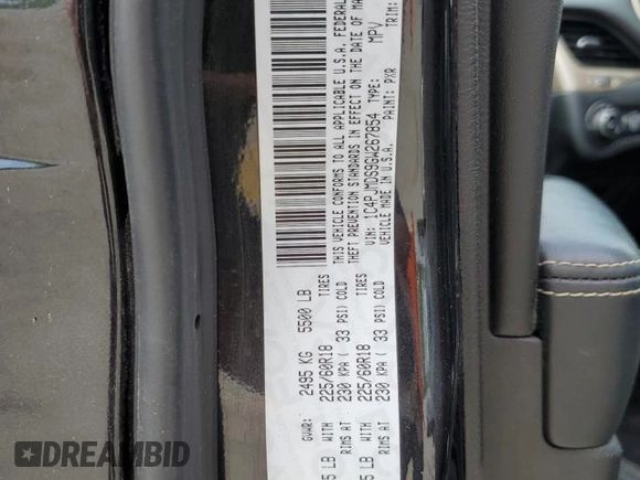 2016 Jeep Cherokee Limited with VIN 1C4PJMDS9GW267854, listed as a Copart auction lot 55031185 with 151,444 mi miles and Salvage title. Bid and sale history available at DreamBid. Image 13.