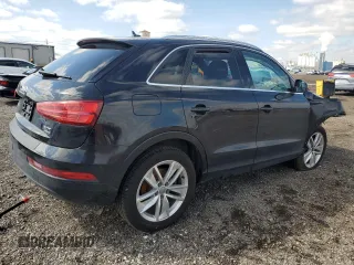 2016 Audi Q3 Premium Plus with VIN WA1EFCFS9GR013389, listed as a Copart auction lot 50826175 with 70,716 mi miles and Salvage title. Bid and sale history available at DreamBid. Image 3.