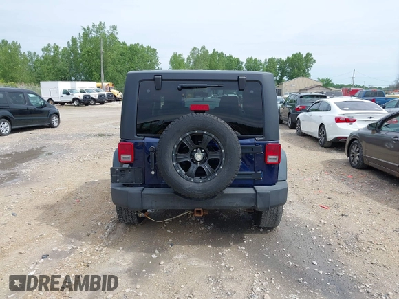 2013 Jeep Wrangler Sport with VIN 1C4AJWAG2DL505655, listed as a IAAI auction lot 42557213 with 185,502 mi miles and . Bid and sale history available at DreamBid. Image 16.