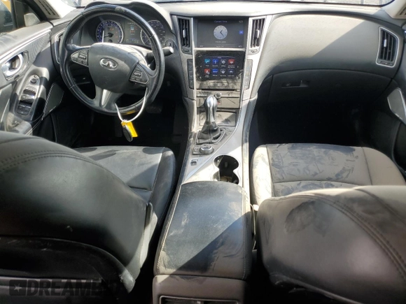 2017 Infiniti Q50 3.0t Premium with VIN JN1EV7AP4HM744493, listed as a Copart auction lot 54337105 with 101,685 mi miles and Clean Title. Bid and sale history available at carsss.com. Image 8.