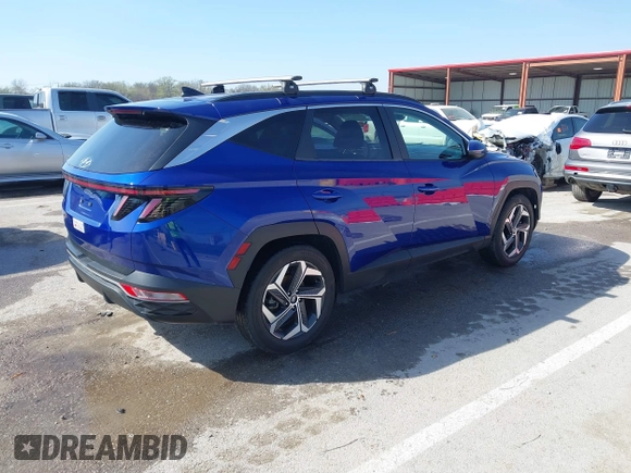 2022 Hyundai Tucson SEL with VIN 5NMJC3AE6NH127253, listed as a IAAI auction lot 41854480 with 38,956 mi miles and . Bid and sale history available at DreamBid. Image 4.