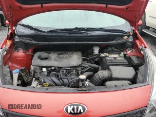 2017 Kia Rio LX with VIN KNADM4A35H6072419, listed as a Copart auction lot 51075235 with 160,480 mi miles and Clean Title. Bid and sale history available at carsss.com. Image 12.