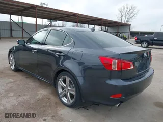 2011 Lexus IS 250 with VIN JTHBF5C26B5151429, listed as a IAAI auction lot 41800260 with 123,079 mi miles. Bid and sale history available at carsss.com. Image 3.