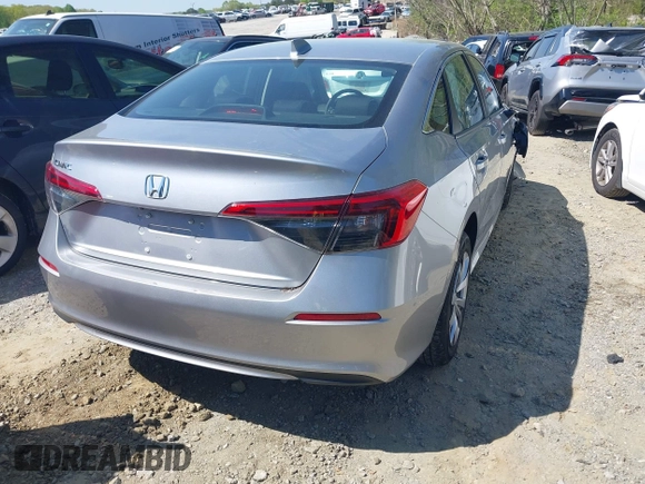 2024 Honda Civic LX z VIN 2HGFE2F25RH568111, wystawiony jako IAAI lot #41982920 z przebiegiem 20 286 mil mil oraz . Historia ofert i sprzedaży dostępna na DreamBid. Obrazek 4.