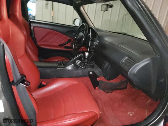 2000 Honda S2000 with VIN JHMAP1140YT001245, listed as a Copart auction lot 83657624 with NaN miles and Salvage Title. Bid and sale history available at carsss.com. Image 10.