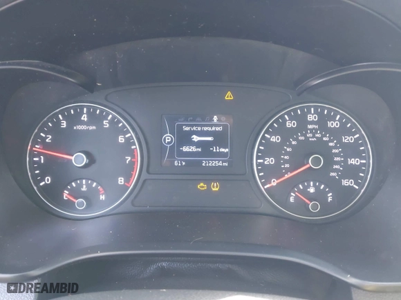 2017 Kia Optima EX with VIN 5XXGU4L31HG172001, listed as a IAAI auction lot 41763595 with 212,254 mi miles. Bid and sale history available at carsss.com. Image 7.