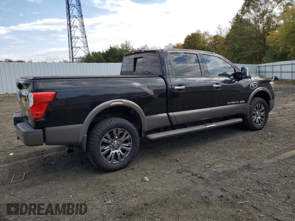 2017 Nissan Titan XD SV with VIN 1N6BA1F4XHN518005, listed as a Copart auction lot 75905924 with 51,938 mi miles and Clean Title. Bid and sale history available at carsss.com. Image 3.