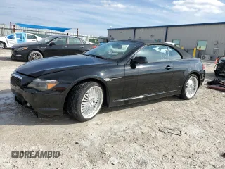 2007 BMW 6 Series 650i with VIN WBAEK13547CN83126, listed as a Copart auction lot 42952175 with 95,944 mi miles and Non Repairable. Bid and sale history available at carsss.com. Image 1.