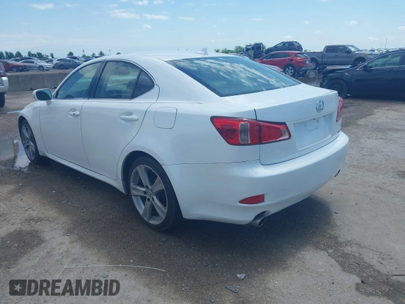 2012 Lexus IS 250 with VIN JTHBF5C23C5158016, listed as a IAAI auction lot 42106392 with 152,716 mi miles and . Bid and sale history available at DreamBid. Image 3.
