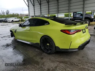 2022 BMW M4 Competition xDrive z VIN WBS43AZ01NCJ66916, wystawiony jako Copart lot #56673785 z przebiegiem 31 899 mil mil oraz Szkody całkowita. Historia ofert i sprzedaży dostępna na DreamBid. Obrazek 2.