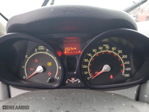 2013 Ford Fiesta S with VIN 3FADP4AJ5DM199101, listed as a Copart auction lot 43119355 with 125,274 mi miles and Salvage Title. Bid and sale history available at carsss.com. Image 9.