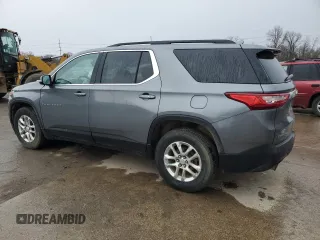 2019 Chevrolet Traverse LT Cloth with VIN 1GNERGKW0KJ277662, listed as a Copart auction lot 47574605 with 62,847 mi miles and Salvage Title. Bid and sale history available at carsss.com. Image 2.