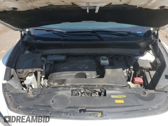 2017 Infiniti QX60 with VIN 5N1DL0MN6HC553949, listed as a Copart auction lot 52230465 with 107,277 mi miles and Salvage Title. Bid and sale history available at carsss.com. Image 12.
