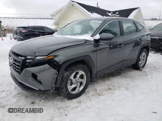 2022 Hyundai Tucson SE with VIN 5NMJACAE0NH025579, listed as a Copart auction lot 46272365 with 34,491 mi miles and Salvage Title. Bid and sale history available at carsss.com. Image 1.