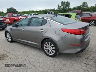 2015 Kia Optima EX with VIN 5XXGN4A75FG455808, listed as a Copart auction lot 60848114 with 130,643 mi miles and Salvage Title. Bid and sale history available at carsss.com. Image 2.