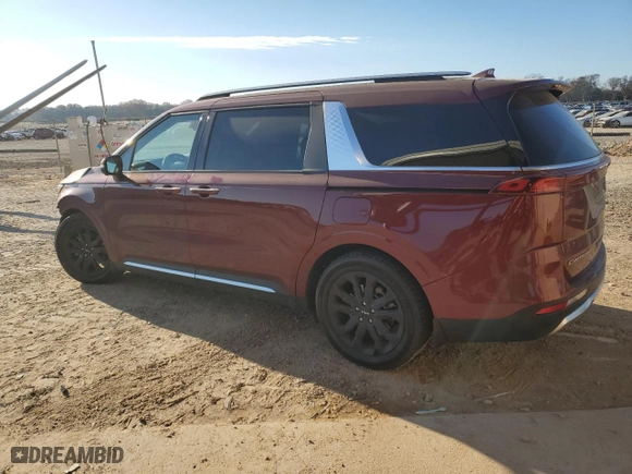 2022 Kia Carnival SX with VIN KNDNE5H39N6088182, listed as a Copart auction lot 83704854 with 65,724 mi miles and Salvage Title. Bid and sale history available at carsss.com. Image 2.