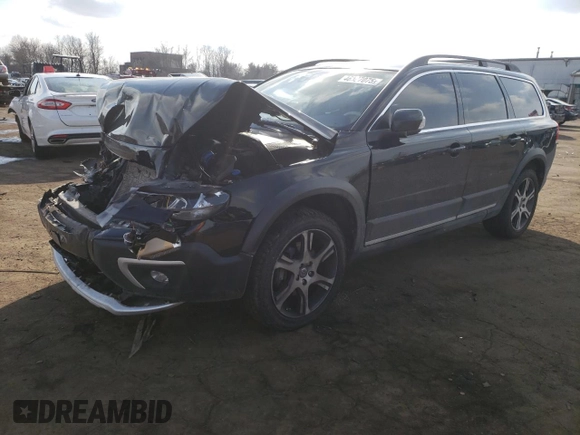 2014 Volvo XC70 T6 with VIN YV4902BZ3E1185741, listed as a Copart auction lot 46597075 with 98,149 mi miles and Salvage Title. Bid and sale history available at DreamBid. Image 1.