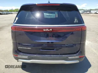2022 Kia Carnival LXS with VIN KNDNB4H3XN6173633, listed as a Copart auction lot 59871484 with 21,822 mi miles and Salvage Title. Bid and sale history available at carsss.com. Image 6.