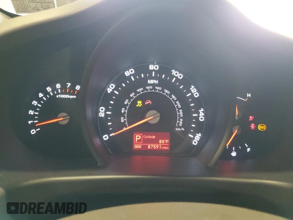 2012 Kia Sportage LX with VIN KNDPB3A28C7331687, listed as a Copart auction lot 60219055 with 87,591 mi miles and Salvage title. Bid and sale history available at DreamBid. Image 9.