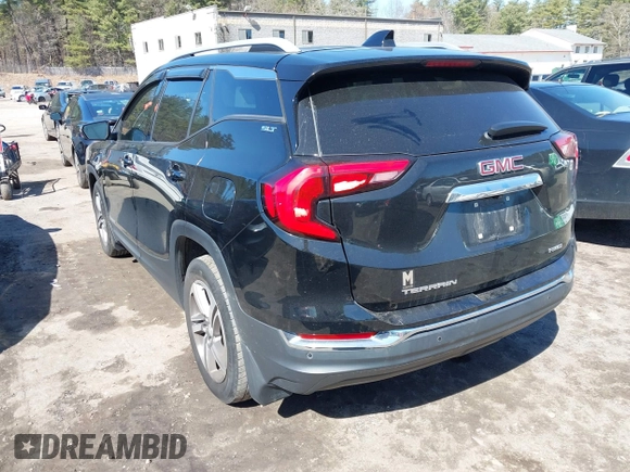 2019 GMC Terrain SLT with VIN 3GKALVEV5KL353096, listed as a IAAI auction lot 41825008 with 125,572 mi miles. Bid and sale history available at carsss.com. Image 3.