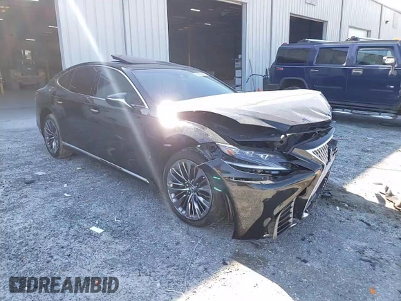 2018 Lexus LS 500 z VIN JTHB51FF1J5005657, wystawiony jako Copart lot #42303805 z przebiegiem 40 345 mil mil oraz Szkoda całkowita • Salvage title. Historia ofert i sprzedaży dostępna na DreamBid. Obrazek 10.