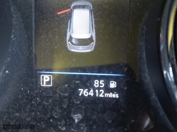 2019 Nissan Rogue SL with VIN 5N1AT2MT4KC827489, listed as a IAAI auction lot 41047577 with 76,412 mi miles. Bid and sale history available at carsss.com. Image 15.