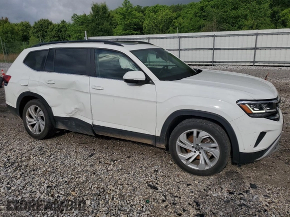 2023 Volkswagen Atlas SE with VIN 1V2KR2CA2PC524739, listed as a Copart auction lot 56976715 with 58,736 mi miles and Salvage title. Bid and sale history available at DreamBid. Image 4.