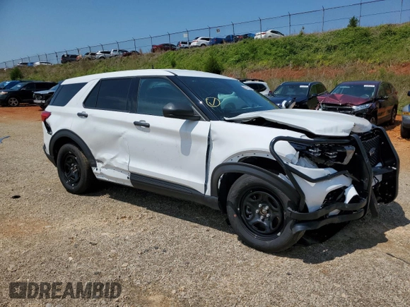2023 Ford Explorer with VIN 1FM5K8AC8PGB98623, listed as a Copart auction lot 62146885 with 3,128 mi miles and Salvage title. Bid and sale history available at DreamBid. Image 4.