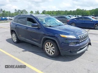 2015 Jeep Cherokee Limited with VIN 1C4PJLDS0FW602525, listed as a IAAI auction lot 42114915 with 194,530 mi miles and . Bid and sale history available at DreamBid. Image 1.