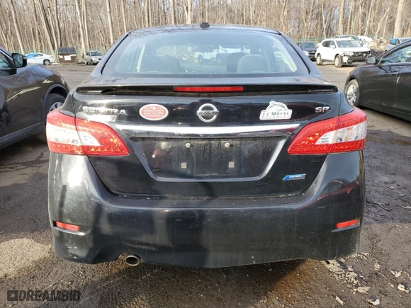 2013 Nissan Sentra SR with VIN 3N1AB7AP6DL718974, listed as a Copart auction lot 46794575 with 133,018 mi miles and Clean Title. Bid and sale history available at carsss.com. Image 6.